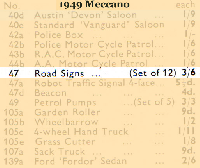 <a href='../files/catalogue/Dinky/47/194947.jpg' target='dimg'>Dinky 1949 47  Set of Road Signs</a>