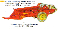 <a href='../files/catalogue/Dinky/321/1958321.jpg' target='dimg'>Dinky 1958 321  Massey-Harris Manure Spreader</a>
