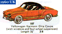 <a href='../files/catalogue/Dinky/187/1960187.jpg' target='dimg'>Dinky 1960 187  Volkswagen Karmann Ghia Coupe</a>