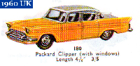 <a href='../files/catalogue/Dinky/180/1962180.jpg' target='dimg'>Dinky 1962 180  Packard Clipper Saloon</a>