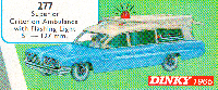 <a href='../files/catalogue/Dinky/277/1965277.jpg' target='dimg'>Dinky 1965 277  Superior Criterion Ambulance with Flashing Light</a>
