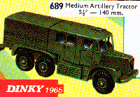 <a href='../files/catalogue/Dinky/689/1965689.jpg' target='dimg'>Dinky 1965 689  Medium Artillery Tractor</a>