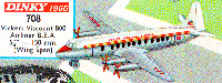 <a href='../files/catalogue/Dinky/708/1965708.jpg' target='dimg'>Dinky 1965 708  Vickers Viscount 800 Airliner B.E.A.</a>