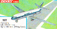 <a href='../files/catalogue/Dinky/997/1965997.jpg' target='dimg'>Dinky 1965 997  Caravelle SE 210 Airliner</a>