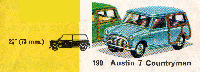 <a href='../files/catalogue/Dinky/199/1969199.jpg' target='dimg'>Dinky 1969 199  Austin 7 Countryman</a>